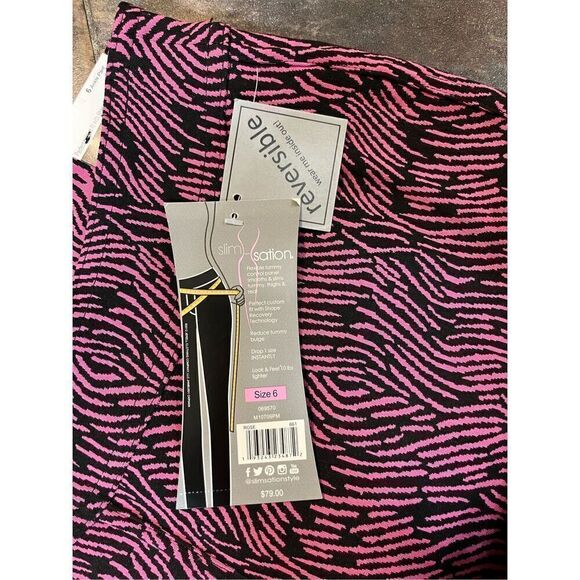 NWT Slim-sation by Multiples Reversible Pull-on Ankle Pants 6 - Picture 6 of 14